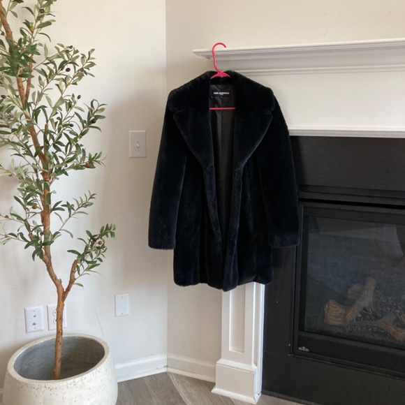 Karl Lagerfeld faux fur coat - Picture 5 of 5